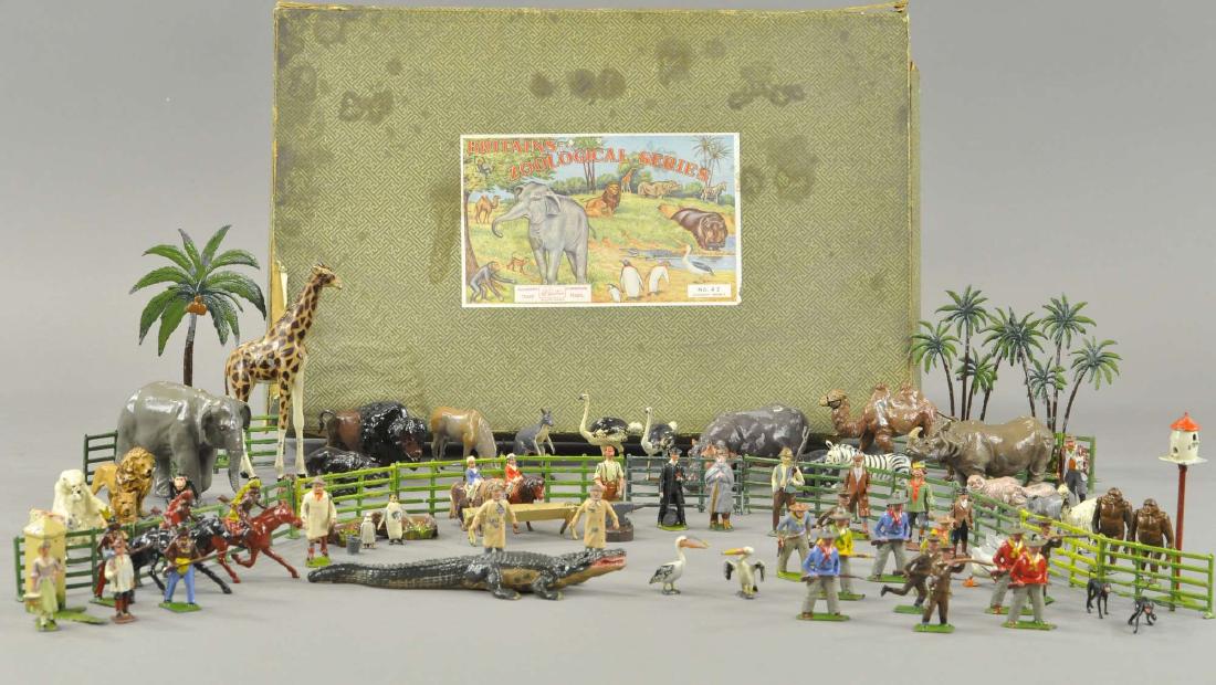 BOXED BRITAINS ZOO & CIVILIAN SET (1 of 8)