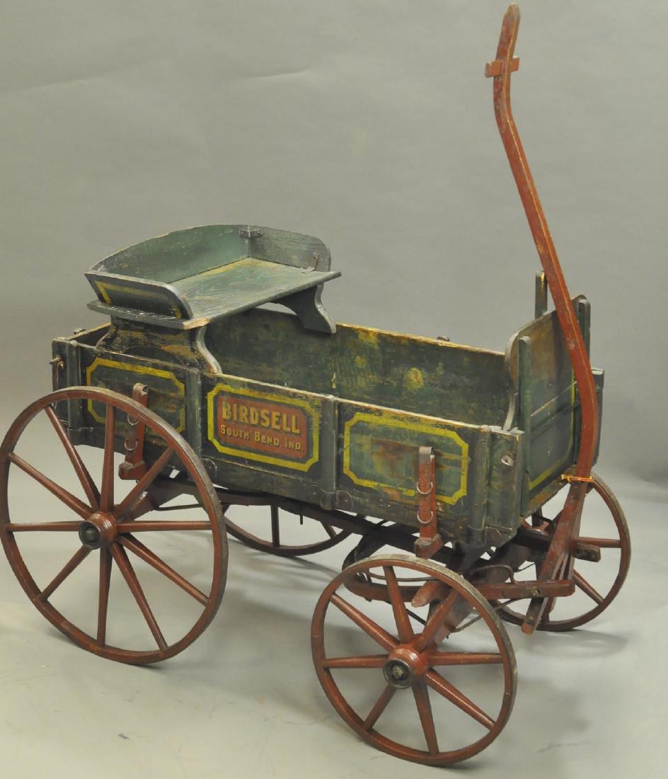 SOUTH BEND INDIANA WOODEN WAGON (1 of 2)