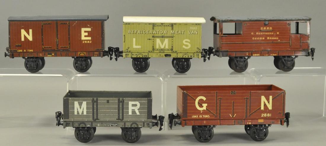 FIVE MARKLIN I GAUGE FREIGHT CARS (1 of 5)