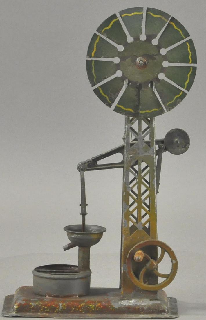TIN WINDMILL WATER WELL PUMP STEAM TOY (1 of 3)
