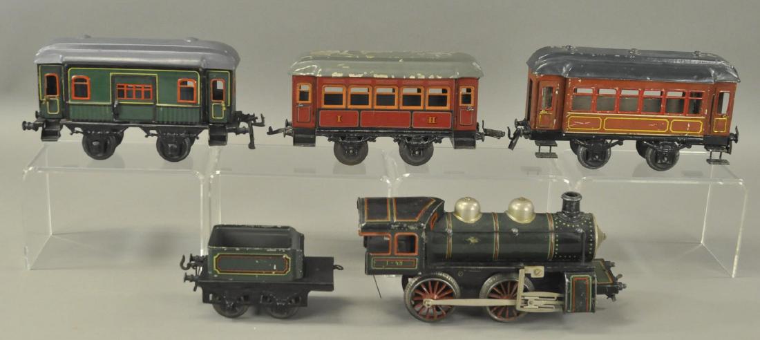 KARL BUB LOCOMOTIVE AND BING PASSENGER CARS (1 of 5)