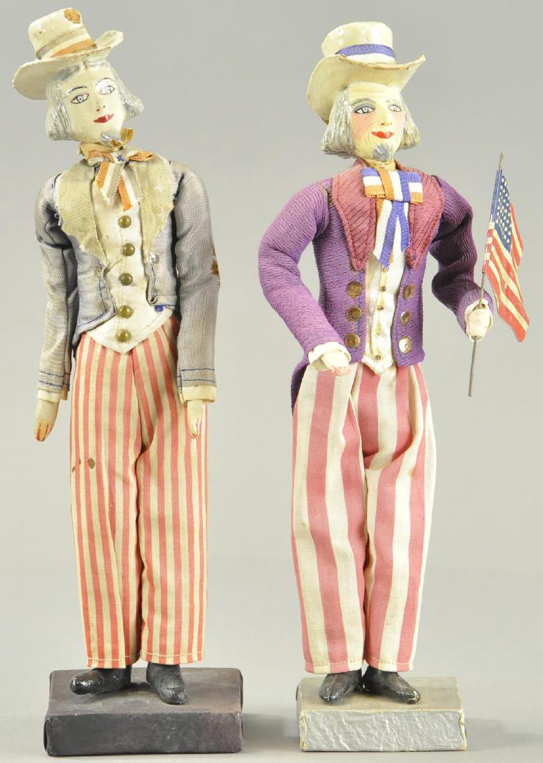 TWO UNCLE SAM FIGURES