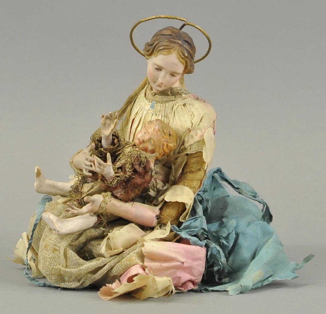 19th CENTURY NEOPOLITAN CRECHE FIGURES (1 of 4)