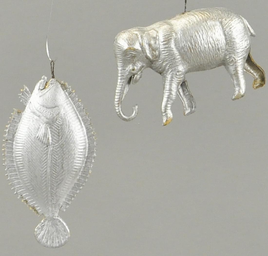 TWO SILVER DRESDEN ORNAMENTS (1 of 1)