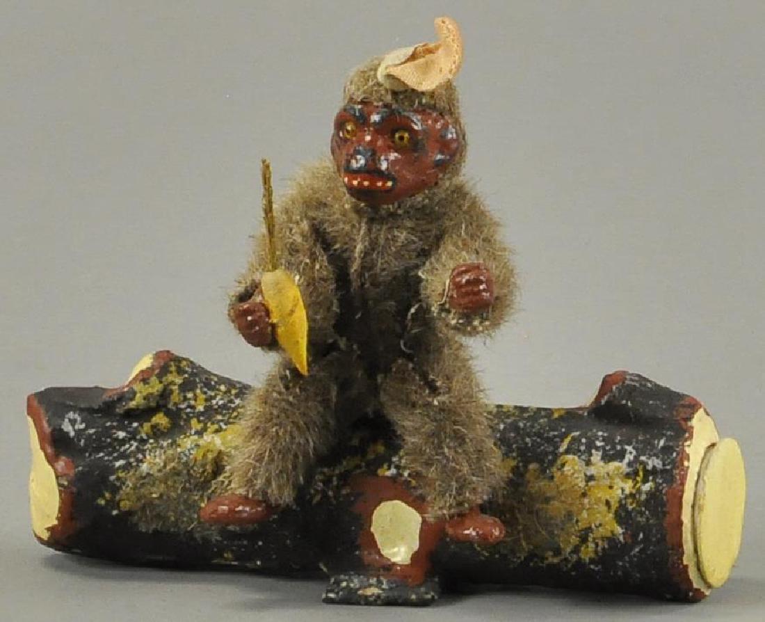 GORILLA ON LOG CANDY CONTAINER (1 of 3)