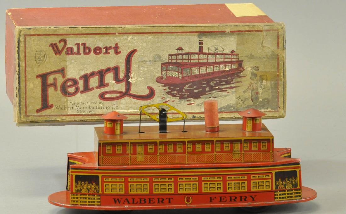 BOXED WALBERT FERRY: 99 BOXED WALBERT FERRY 14" L. All Original Condition.