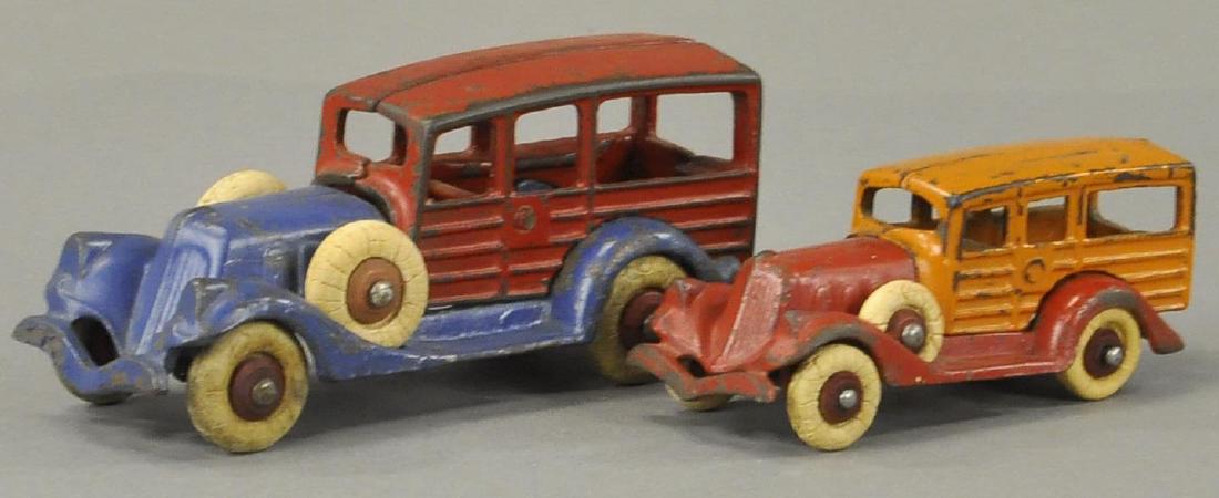 PAIR OF HUBLEY TAKE-APART AUTOS (1 of 3)