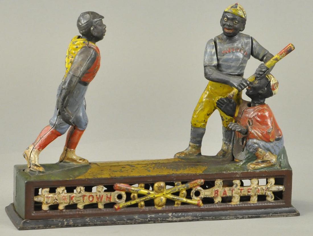 DARKTOWN BATTERY MECHANICAL BANK (1 of 3)