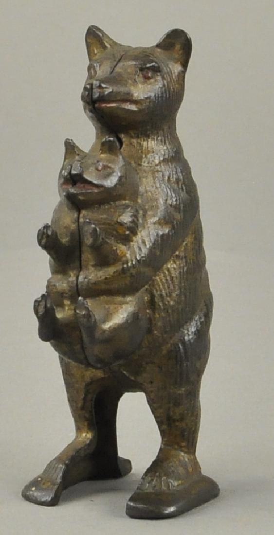 BEAR STEALING PIG STILL BANK (1 of 3)