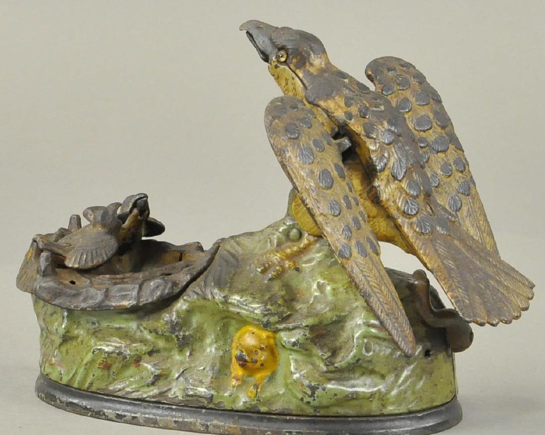 EAGLE & EAGLETTS MECHANICAL BANK (1 of 3)