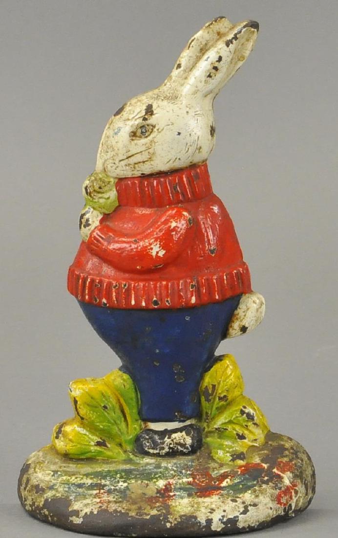 RABBIT WITH SWEATER DOORSTOP (1 of 2)