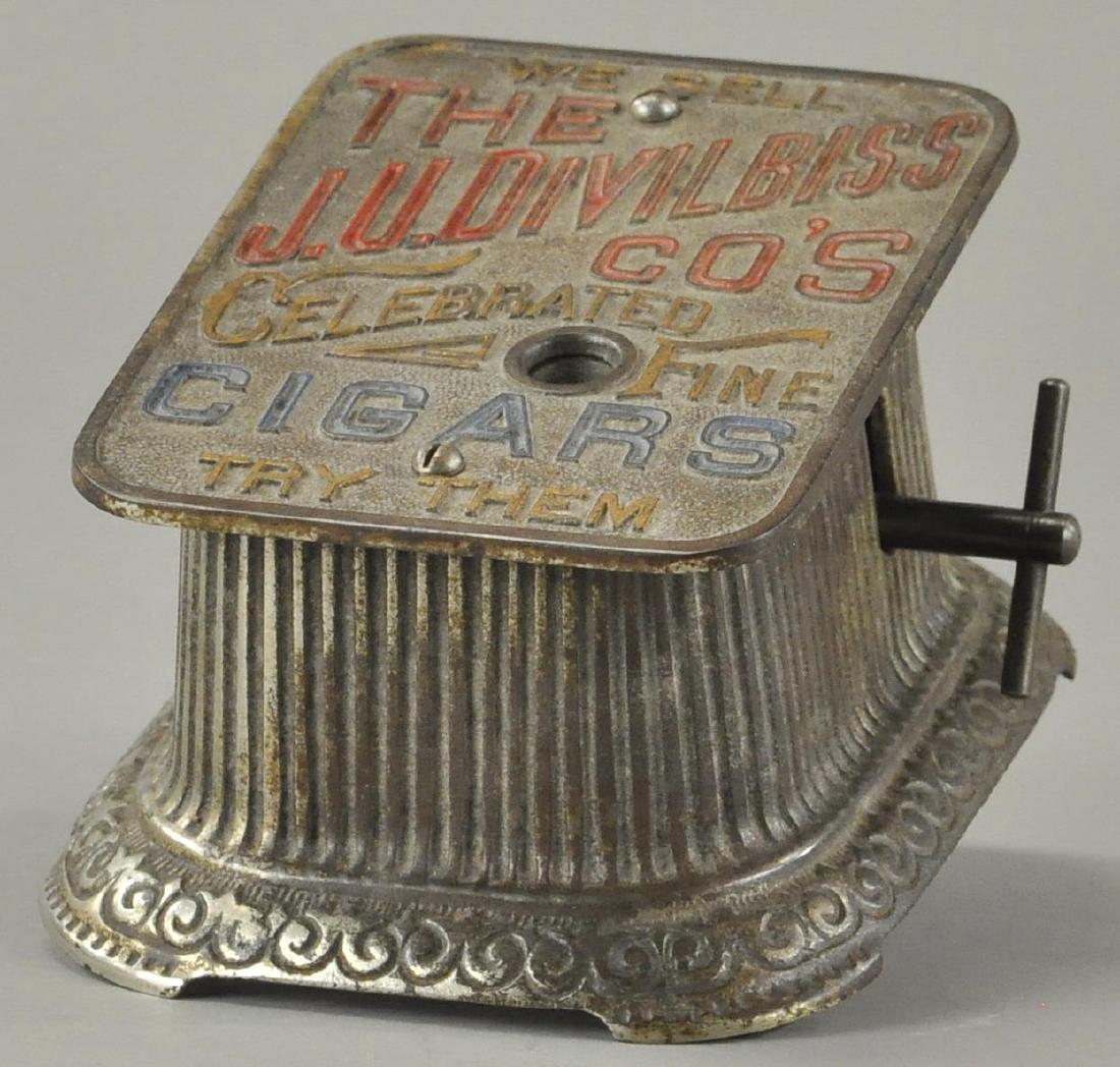 J.U. DIVILBISS ADVERTISING CIGAR CUTTER (1 of 2)