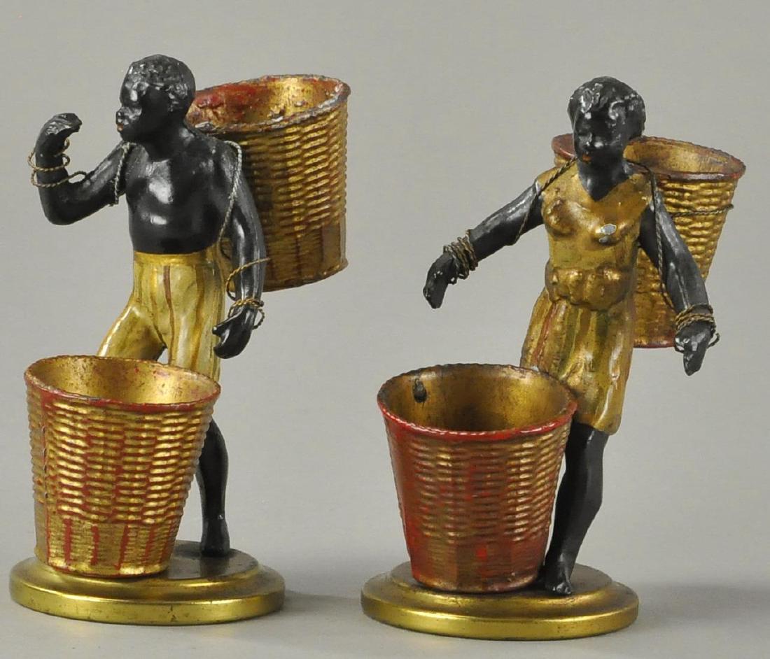 TWO BLACK AMERICAN TOBACCO GATHER'S MAN & WOMAN (1 of 2)