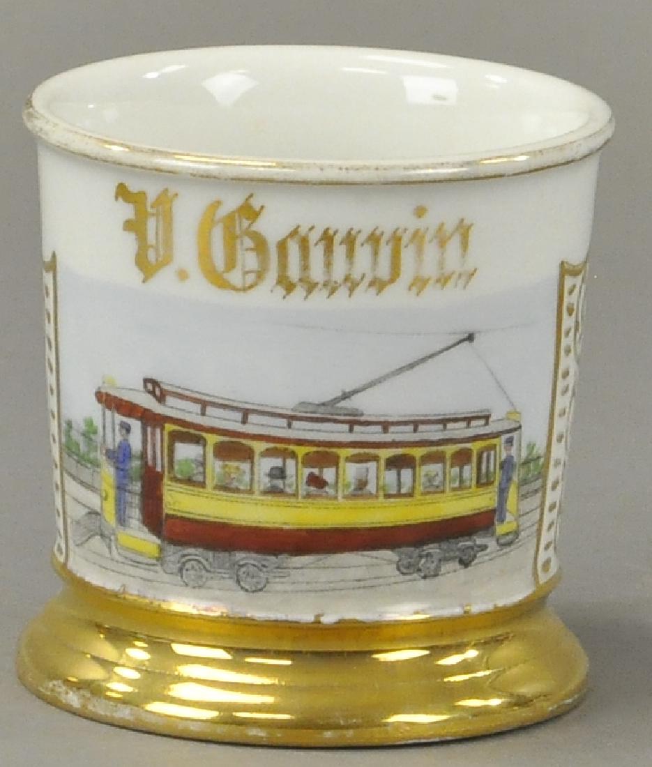 TROLLEY OCCUPATIONAL SHAVING MUG (1 of 3)