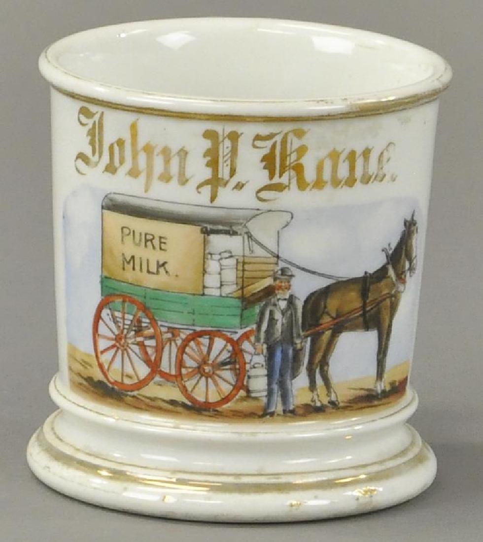MILK MAN W/WAGON OCCUPATIONAL SHAVING MUG (1 of 3)