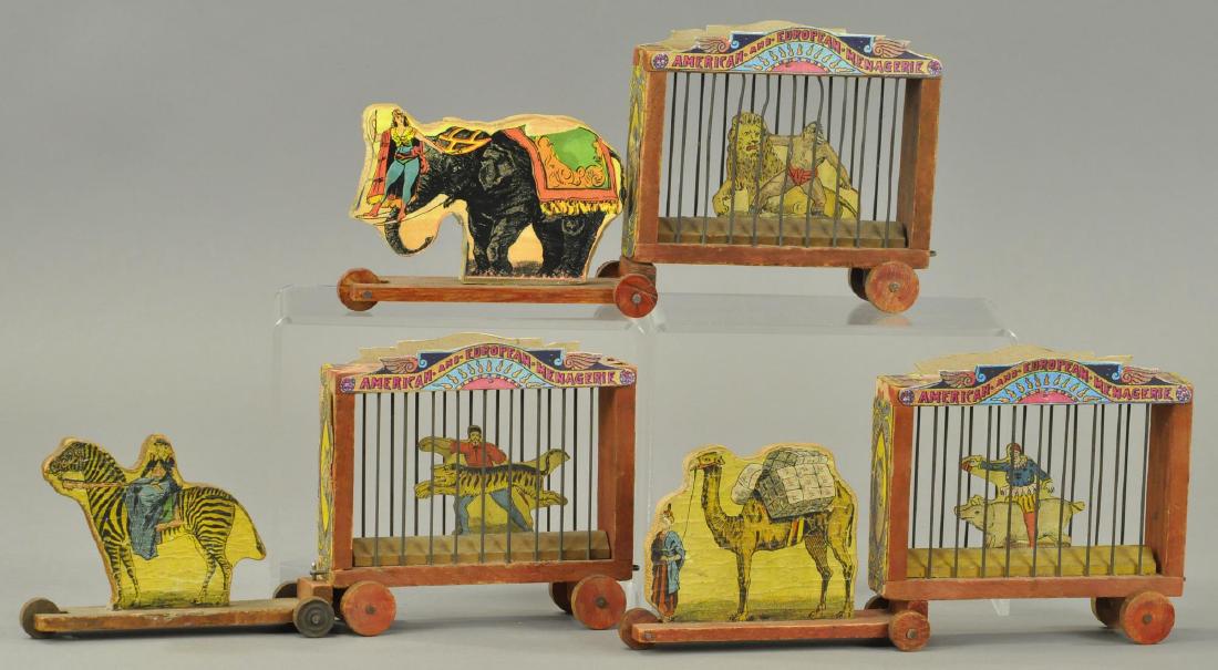 THREE BLISS CIRCUS CAGE WAGONS (1 of 3)