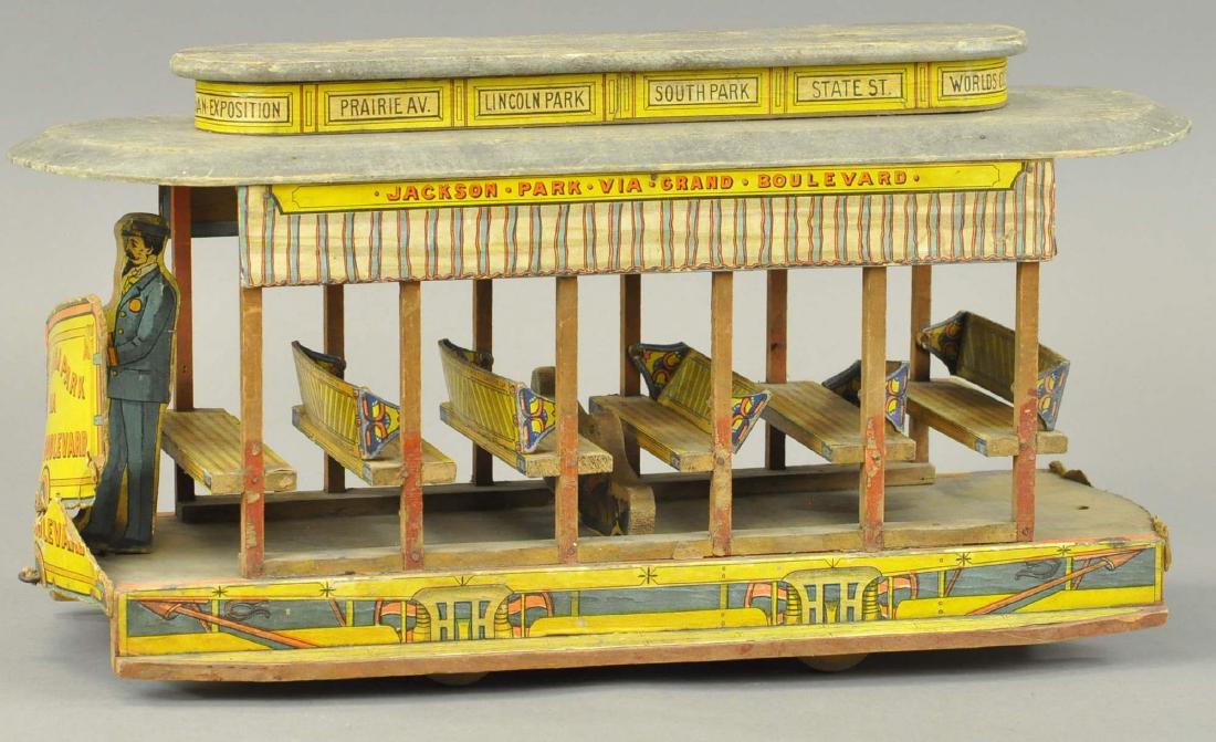 REED PAPER ON WOOD EXPO TROLLEY CAR (1 of 3)
