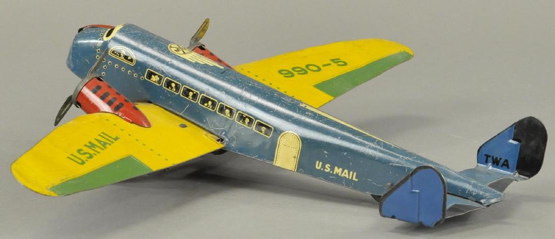 MARX US MAIL TIN AIRPLANE (1 of 3)