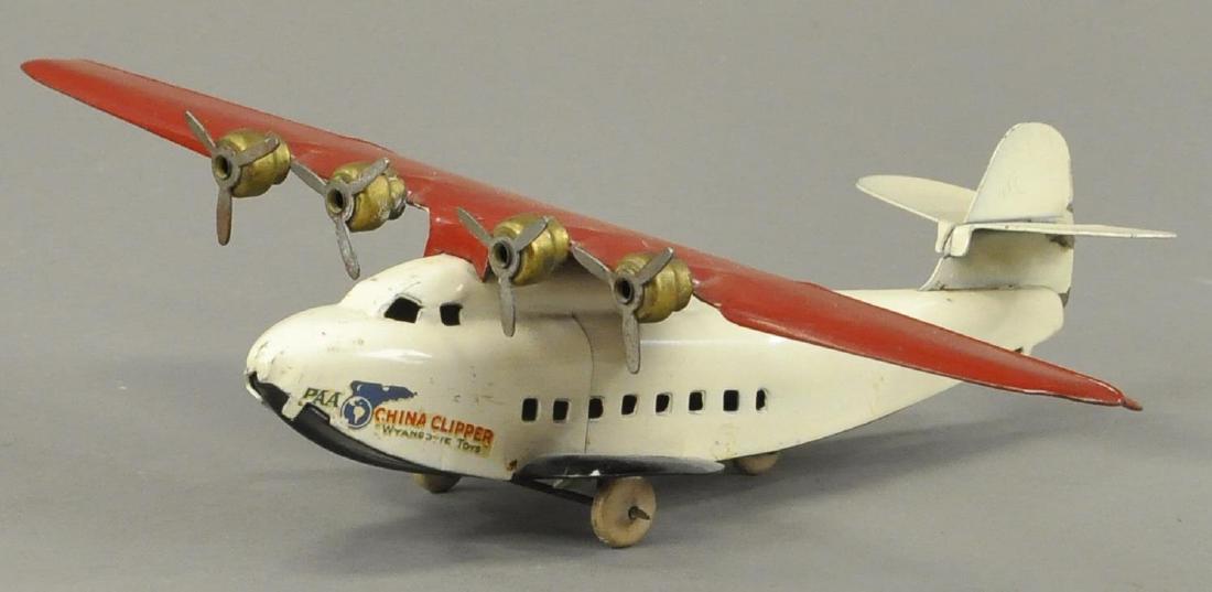 WYANDOTTE WHITE CHINA CLIPPER PLANE (1 of 3)