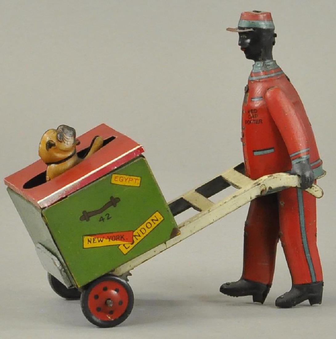 STRAUSS RED CAP PORTER DOG CART (1 of 3)