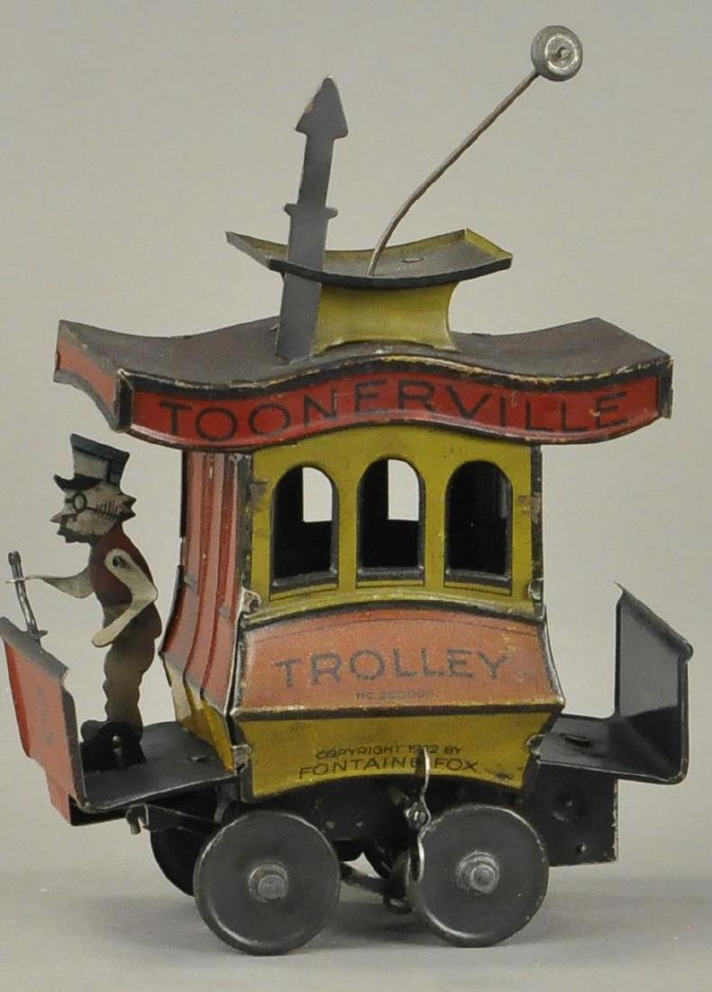 FONTAINE FOX TOONERVILLE TROLLEY WIND UP TOY (1 of 4)