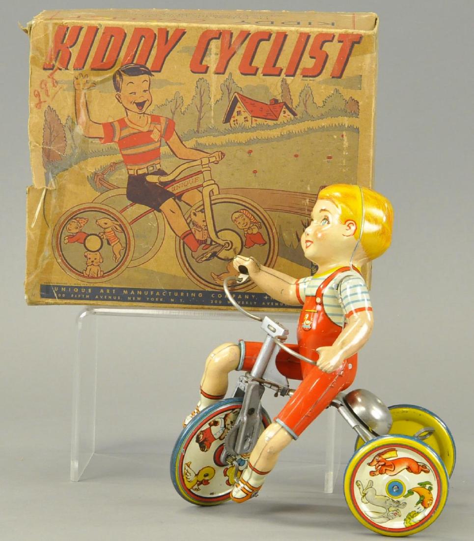 UNIQUE ART KIDDY CYCLIST IN BOX (1 of 4)