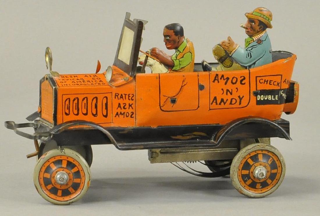 MARX AMOS AND ANDY FRESH AIR TAXI: 517 MARX AMOS AND ANDY FRESH AIR TAXI Passenger figure de-attached, otherwise All Original Condition.