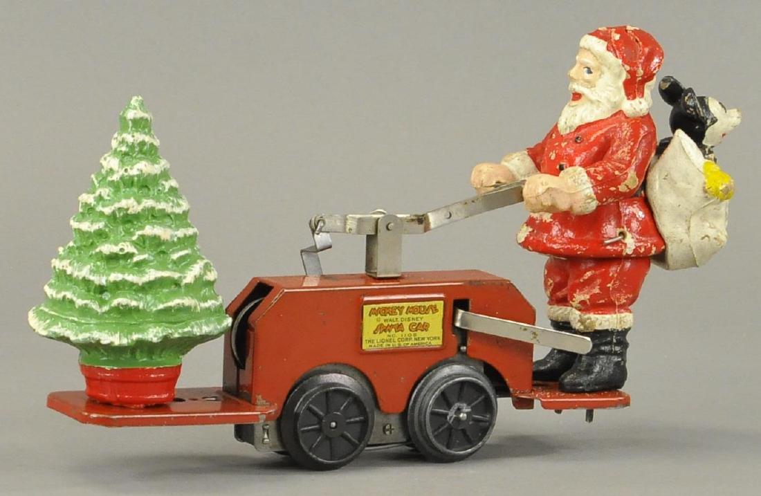 LIONEL SANTA WITH MICKEY MOUSE HANDCAR (1 of 3)