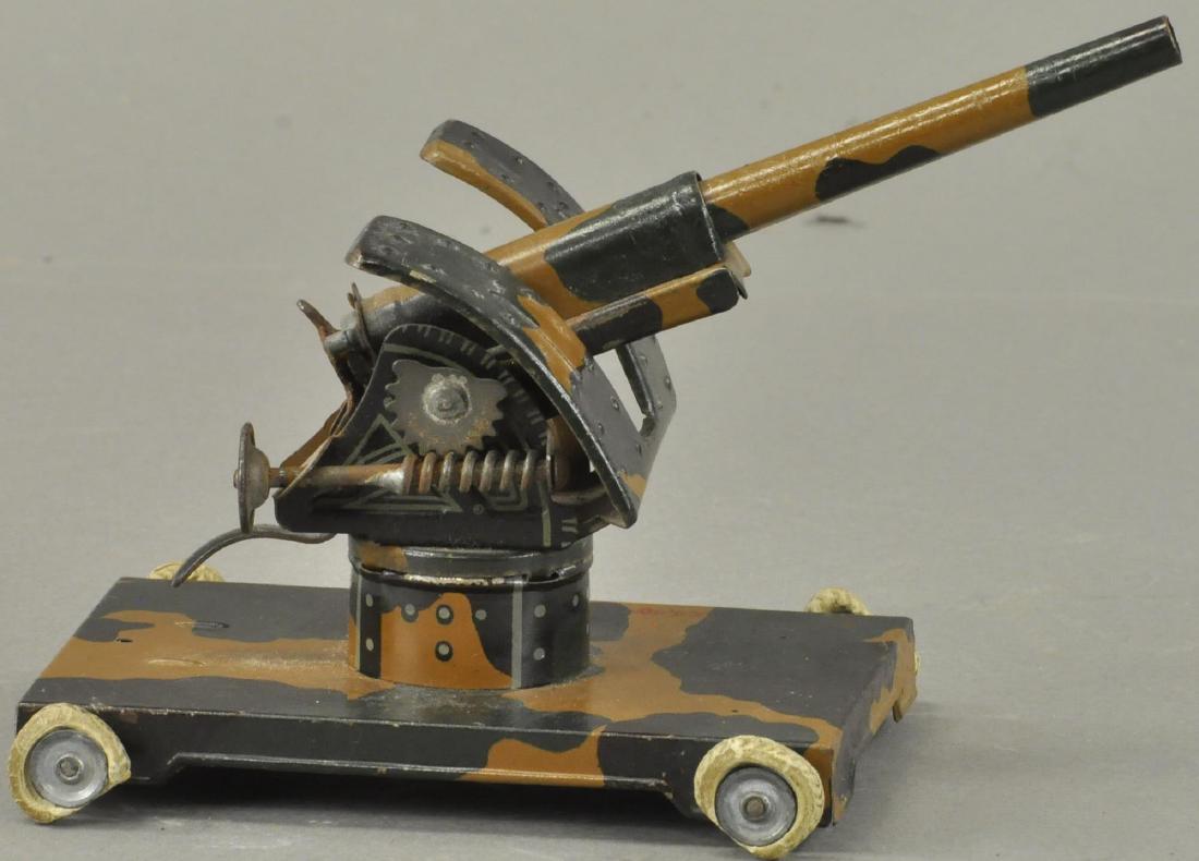 GERMAN TIN ANTI-AIRCRAFT CANNON (1 of 3)