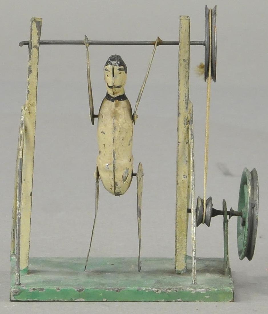 GERMAN TIN ACROBAT - FLYWHEEL/PULLEY (1 of 3)