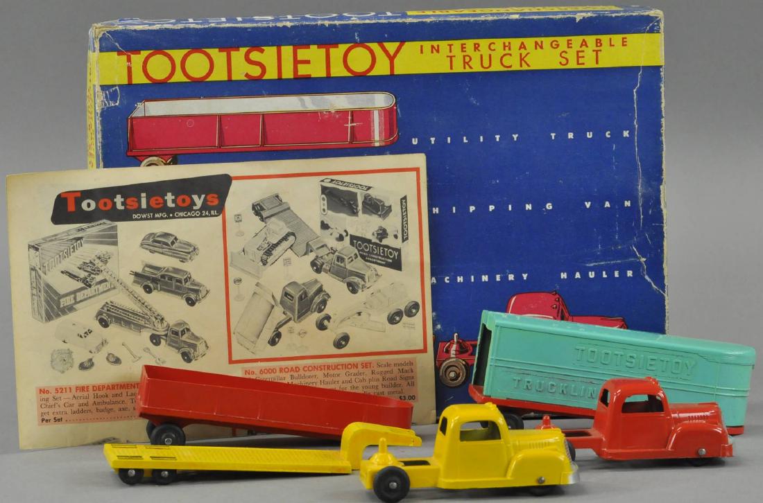 BOXED TOOTSIETOY INTERCHANGEABLE TRUCK SET (1 of 3)