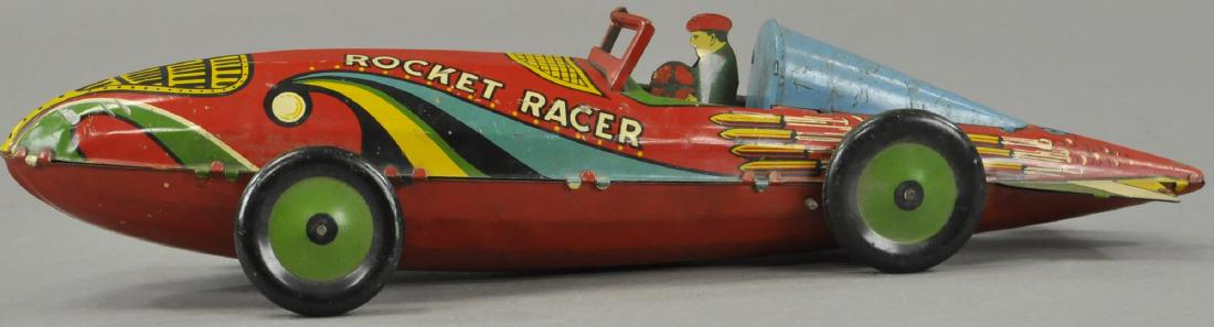 MARX WIND UP ROCKET RACER CAR (1 of 2)