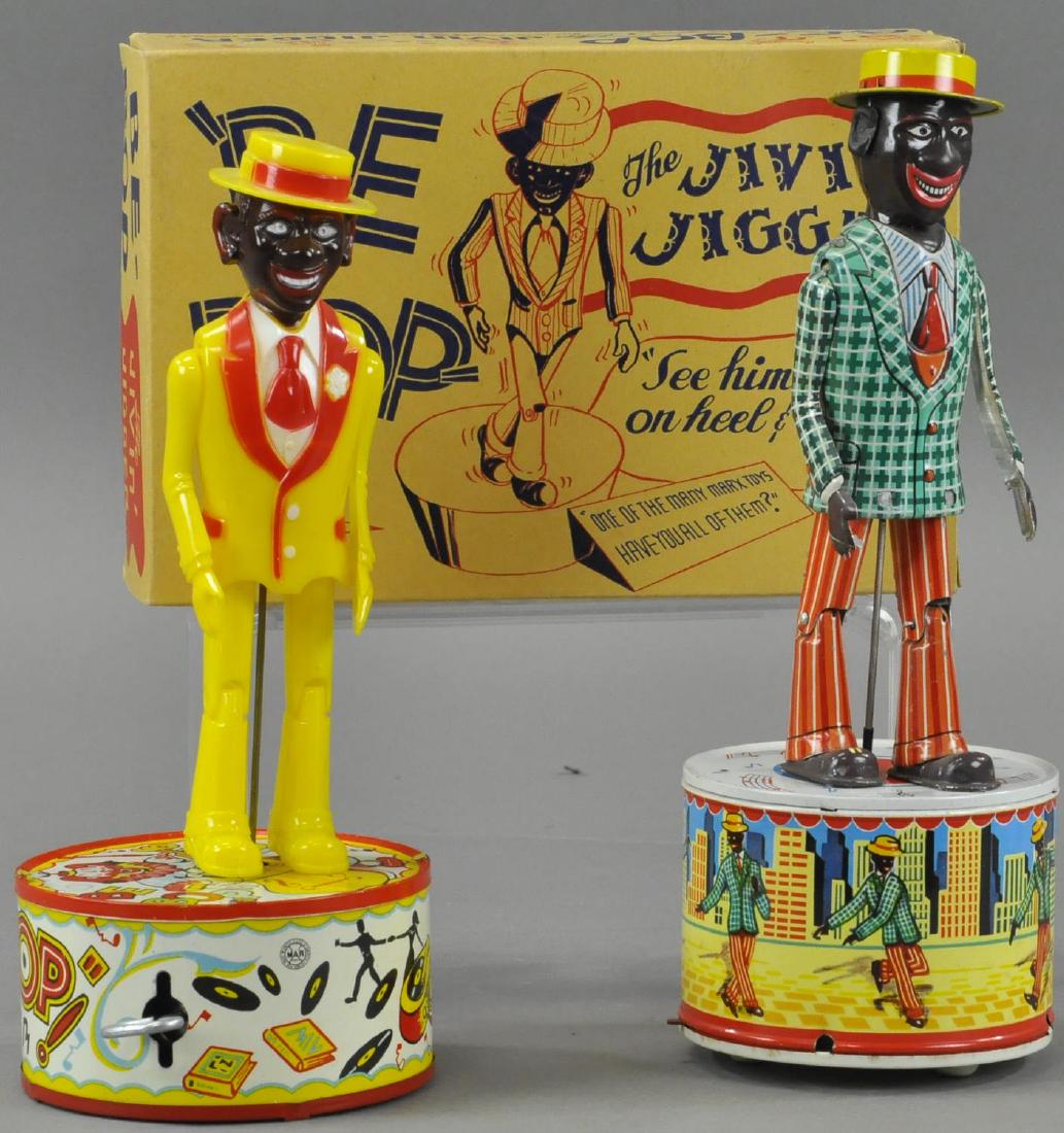 PAIR OF JIVING JIGGER DANCER TOYS (1 of 2)