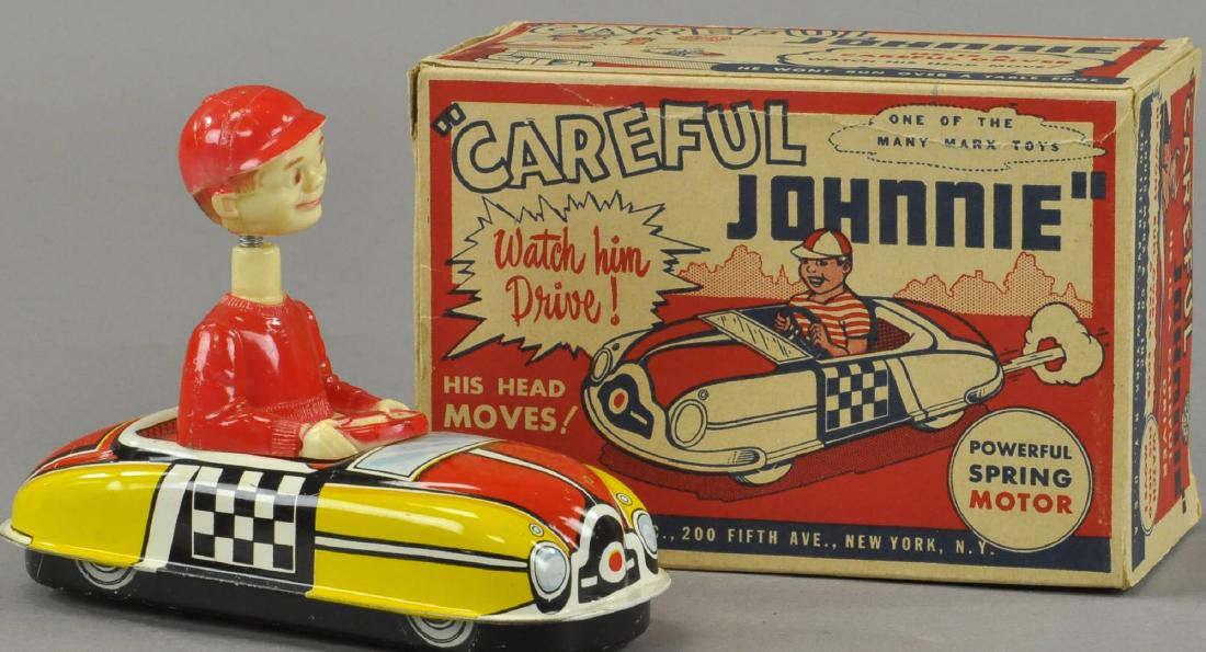 BOXED MARX CAREFUL JOHNNIE CAR (1 of 4)