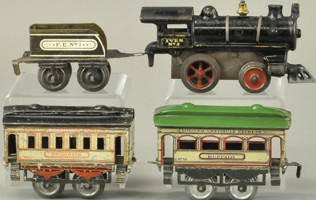 IVES #2 LOCO AND BROOKLYN/BUFFALO PASSENGER CARS (1 of 4)