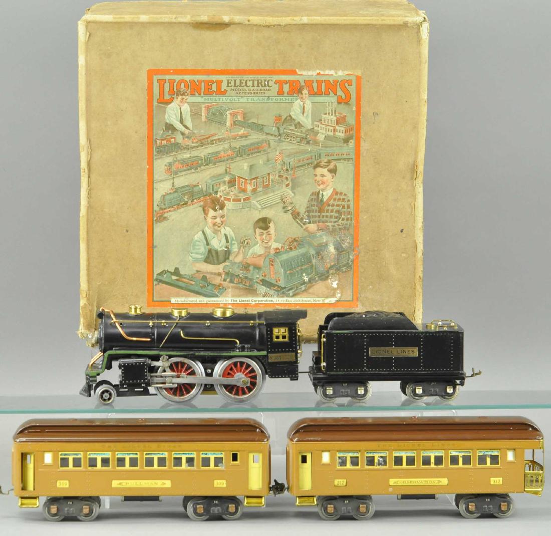 BOXED LIONEL STANDARD GAUGE #384 LOCO SET (1 of 4)