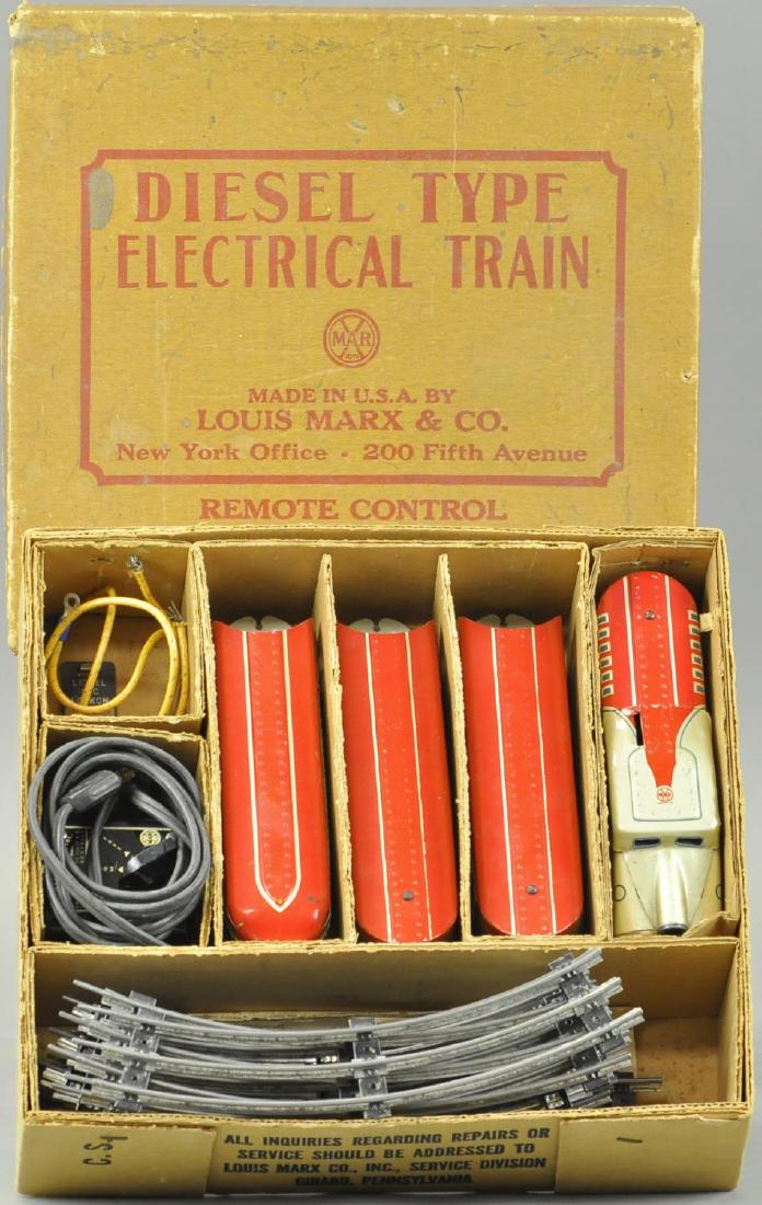 BOXED MARX DIESEL ELECTRIC STREAMLINE SET (1 of 3)
