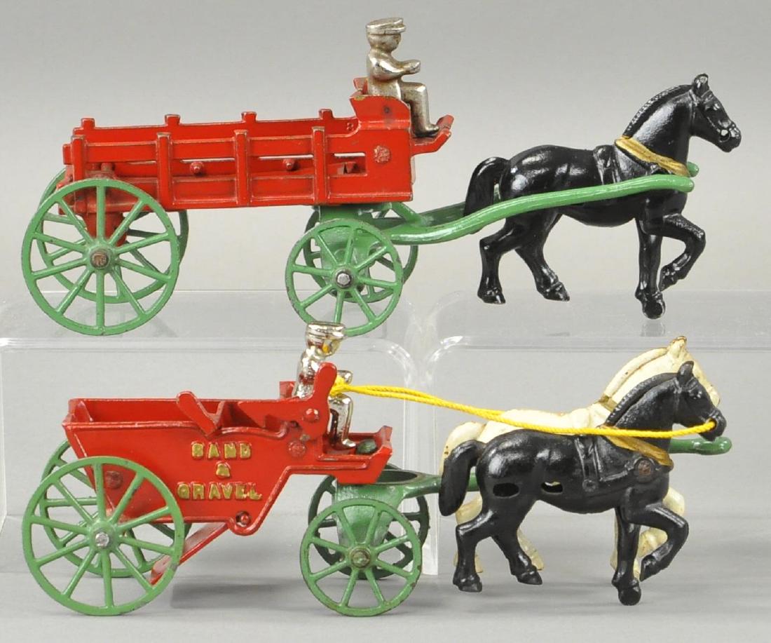 TWO KENTON HORSE DRAWN WAGONS (1 of 2)