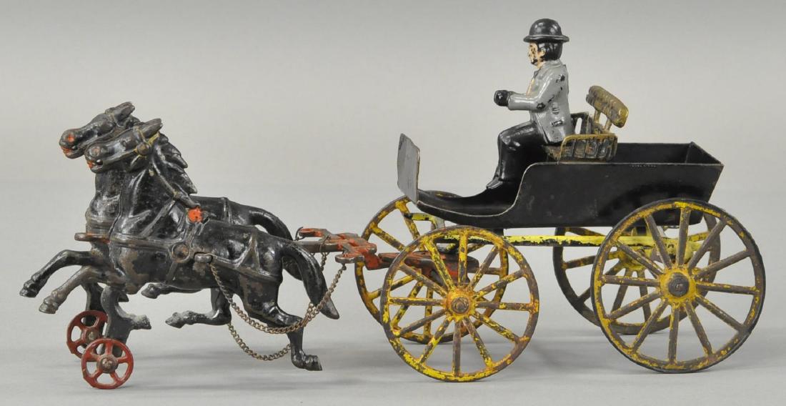 TWO HORSE SURREY CART - PL/WILKINS (1 of 3)