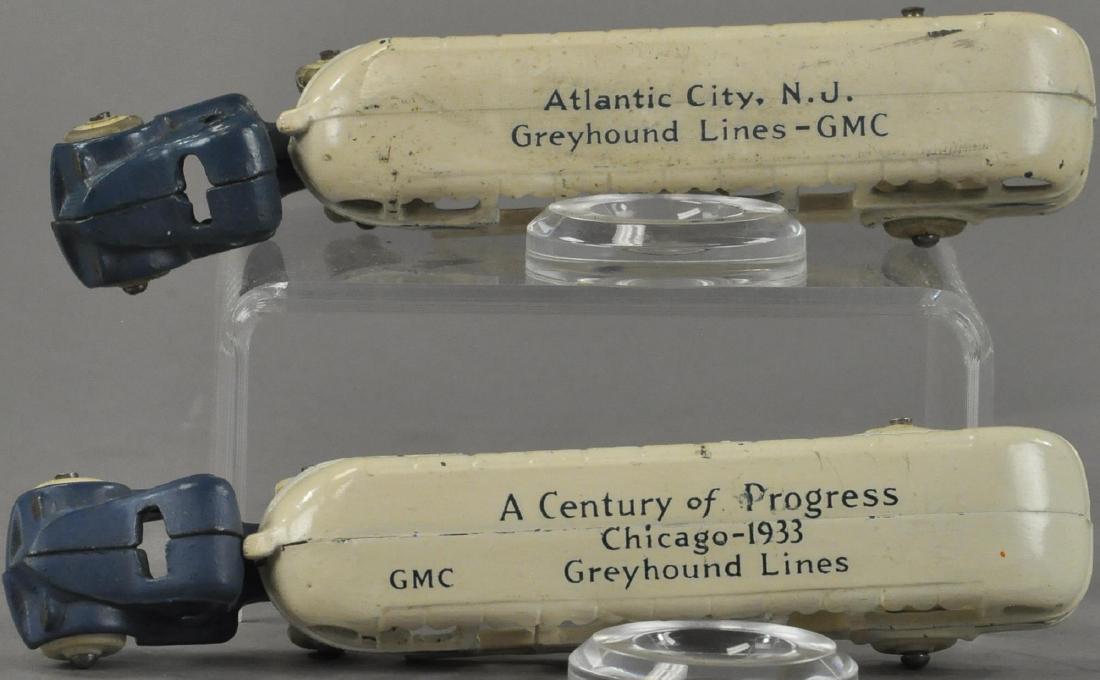 PAIR OF ARCADE GREYHOUND BUSES - ACNJ (1 of 3)