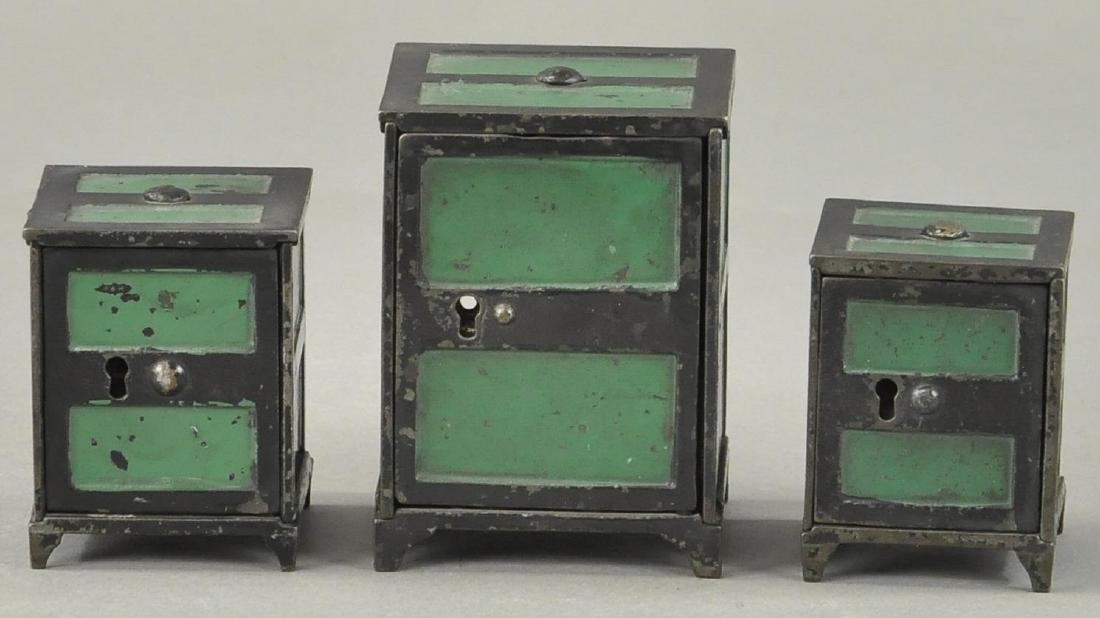 THREE TWO-PANEL SAFE STILL BANKS (1 of 2)