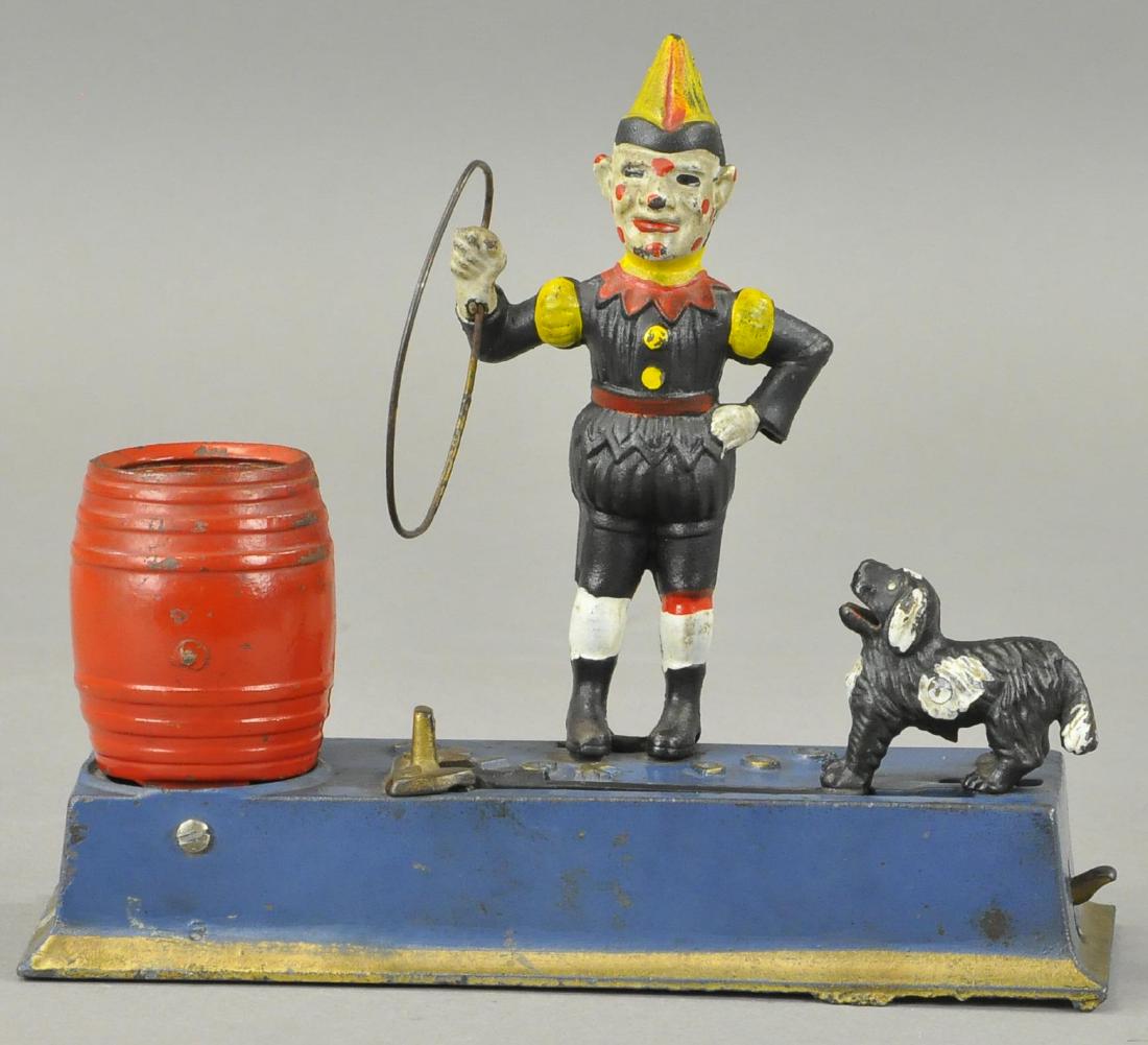 HUBLEY TRICK DOG MECHANICAL BANK (1 of 2)