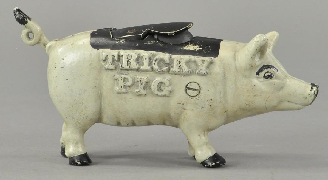 TRICKY PIG MECHANICAL BANK - CONTEMPORARY (1 of 3)