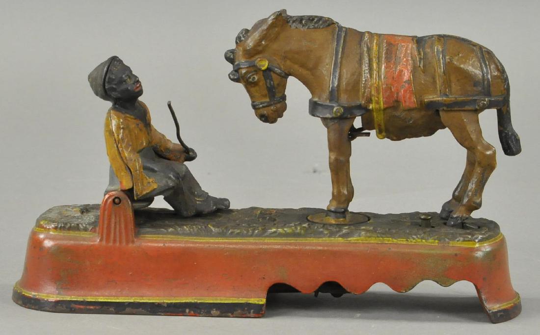 SPISE A MULE MECHANICAL BANK - BENCH VERSION (1 of 4)