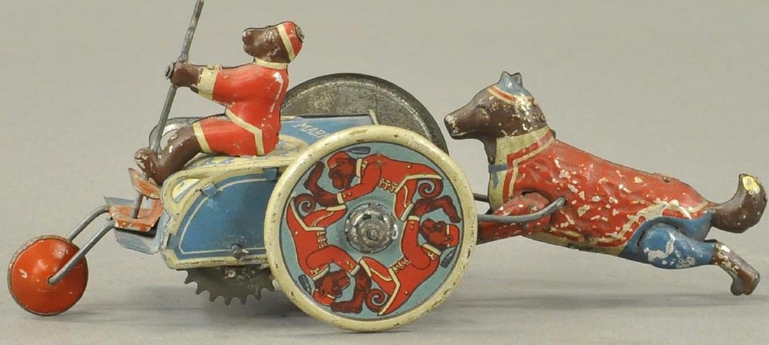 STOCK DOG CHASING MONKEY CART (1 of 4)