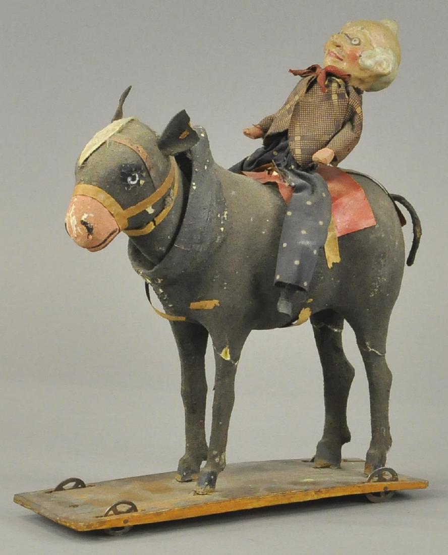 GERMAN COMPOSITION FOXY GRANDPA RIDING DONKEY (1 of 3)