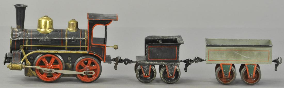 MARKLIN GAUGE II CLOCKWORK LOCO & GONDOLA (1 of 4)