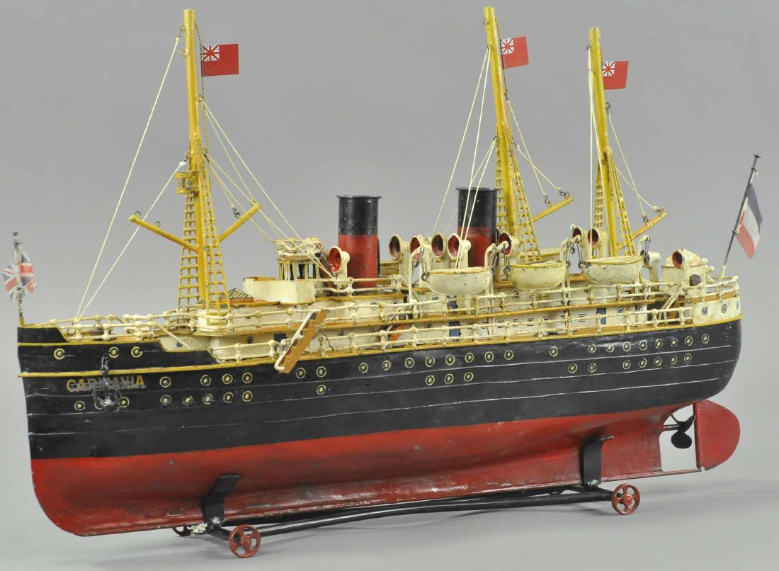 GERMAN TIN OCEANLINER CARMANIA (1 of 6)