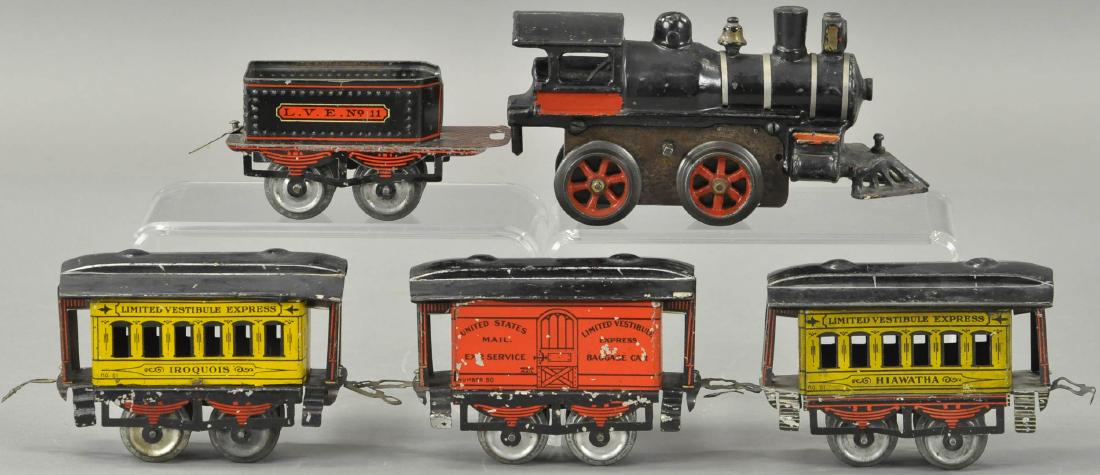 IVES EARLY "INDIAN" PASSENGER SET (1 of 4)