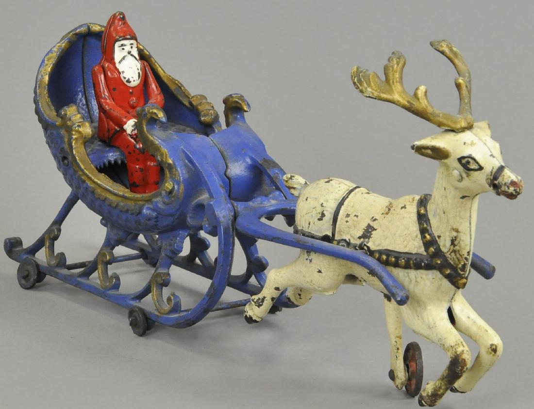 HUBLEY SANTA CLAUS REINDEER SLEIGH (1 of 4)